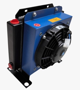 Chłodnica oleju hydraulicznego 140L/min wentylator DC 12V z termostatem