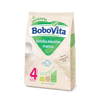BOBOVITA Kaszka Manna Mleczna 4 m+ 230 g