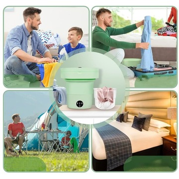 СКЛАДНАЯ МИНИ ПОРТАТИВНАЯ СТИРАЛЬНАЯ МАШИНА АВТОМАТИЧЕСКАЯ ДЛЯ ТУРИСТИЧЕСКИХ ПУТЕШЕСТВИЙ 11Л