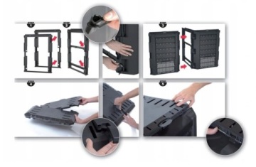 Компостер EKOBAT IKSM-800C 800л 2 камеры ЧЕРНЫЙ