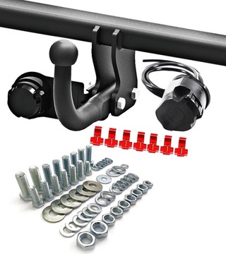 Hak holowniczy+WIAZKA7pin VW Multivan 3 (T6/T6.1)