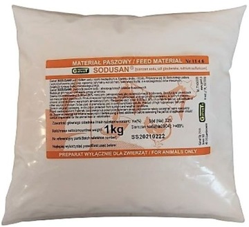 SODUSAN siarczan SODU sól glauberska 1kg zaparcia