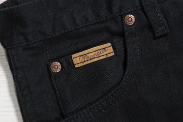 WRANGLER CZARNE SPODNIE VINTAGE JEANSY 33/34