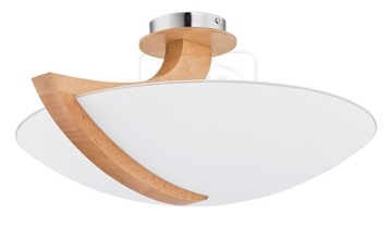 PLAFON LAMPA ALFA CALMI 90058 DREWNO / BIAŁY