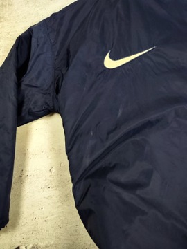 VINTAGE KURTKA NIKE WIATRÓWKA OCIEPLANA SWOOSH 00S r. M/L