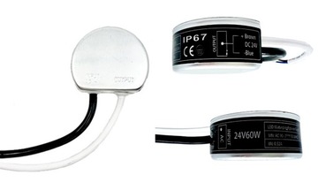 Zasilacz do taśmy LED 24V DC 2,5A 60W IP67 Wodoodporny Dopuszkowy