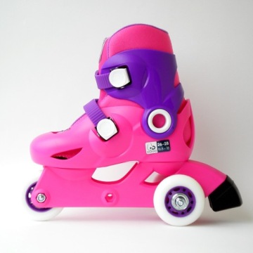 Детские регулируемые роликовые коньки Kid Rosa, размеры 26-27-28.