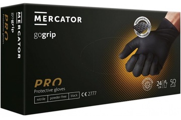 Rękawice nitrylowe MERCATOR GOGRIP rozmiar XL 50x