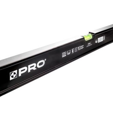 Poziomica 100cm alu lak czarna frez PRO900 HD PRO-D5100