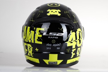 МОТОЦИКЛЬНЫЙ ШЛЕМ LS2 FF353 RAPID PLAYER FLUO размер L