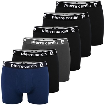 Pierre Cardin Bokserki Męskie Bawełniane 6 sztuk Rozmiar XL