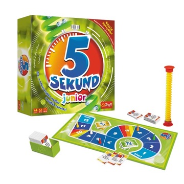 GRA 5 SEKUND JUNIOR DLA DZIECI RODZINNA EDYCJA SPECJALNA PYTANIA ODPOWIEDZI