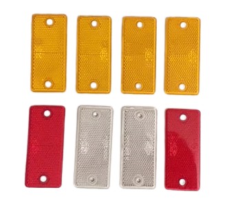 ODBLASK SAMOCHODOWY ZESTAW LAMP ODBLASKOWY ODBLASK DO PRZYCZEP DOB-034