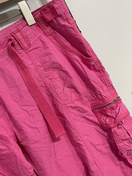 65 Różowe wygodne letnie upały Bawełna wycieczki kieszonki New look 3XL