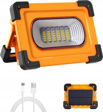 Przenośny Reflektor Budowlany LED 50W IP65
