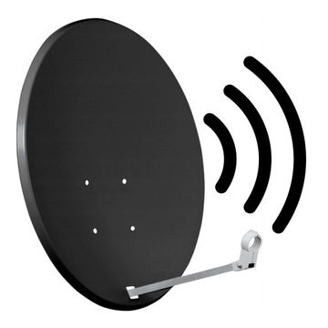 ANTENA SATELITARNA 80 CM 4K HD METALOWA CZASZA CORAB COR-800SAE-C MOCNA