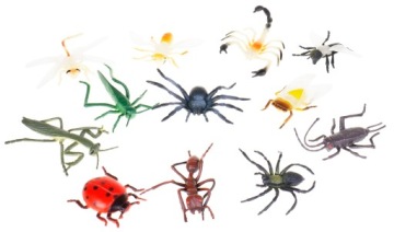 INSEKTY ZESTAW INSEKTÓW OWADY 12 SZT. MINI HSH028