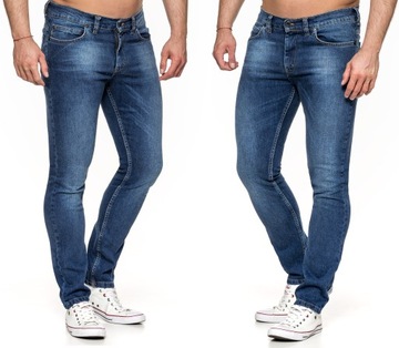 SPODNIE MĘSKIE VANKEL JEANS - 099 - 106CM L32