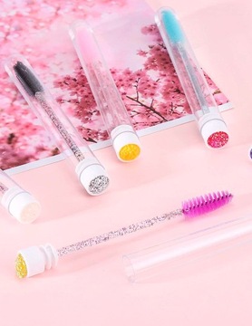 Щетка ресниц и спираль для бровей парней в защитной трубке 1 ПК