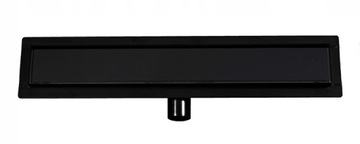 ЛИНЕЙНЫЙ СЛИВ ЧЕРНЫЙ 90 СМ ЧЕРНОЕ СТЕКЛО