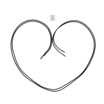 резиновые шнурки для обуви черные