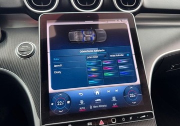 Mercedes Klasa C W206 Kombi 2.0 220d 200KM 2022 Mercedes-Benz Klasa C 220D FullLed Alu Kamera Virtual Ambiente Navi Serwis, zdjęcie 30