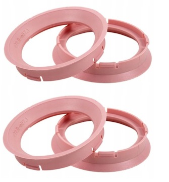 4x PIERŚCIENIE CENTRUJĄCE DO FELG 70 na 57,1mm
