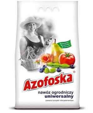 AZOFOSKA UNIWERSALNY NAWÓZ OGRODNICZY GRANULAT DO WARZYW OWOCÓW KWIATY 15KG