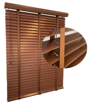 ŻALUZJE DREWNIANE 50 MM KOLORY 140x280
