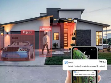 ДОМАШНИЙ МОНИТОРИНГ IP-КАМЕРА DAHUA 8 Мпикс. МИКРОФОННАЯ КАРТА, ПЕРЕСЕКАЮЩАЯ ЛИНИЮ