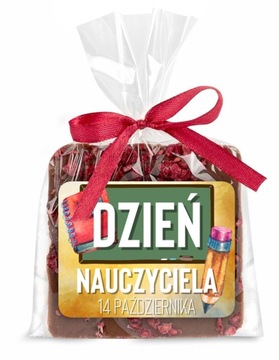 Prezent na dzień nauczyciela czekoladka nadruk