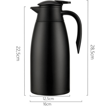 ТЕРМОКУВШИН, НЕРЖАВЕЮЩАЯ СТАЛЬ, КУВШИН ДЛЯ КОФЕ, С ВАКУУМНОЙ ИЗОЛЯЦИЕЙ