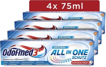 Odol-med3 All in One wszechstronna ochrona przed oddychaniem pasta do zębów