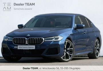 BMW Seria 5 G30-G31 Limuzyna Facelifting 3.0 530d 286KM 2022 BMW Seria 5 530D xDrive 285KM 4x4 M Sport Hifi Webasto M Pro Adapt. LED 3.0