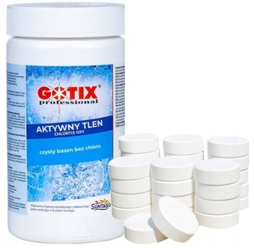 TABLETKI TLENOWE AKTYWNY TLEN BASENU 1kg BEZCHLORU
