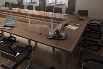 Конференц-стол 690х276см Twist 28 на 24 человека