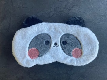 МАСКА ДЛЯ СПАНИЯ EYELID BADDER OLDMAN PANDA BEAR ПОДУШКА С ЭЛАСТИЧНЫМ ПЛЮШЕМ