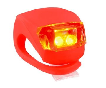 LED ВЕЛОСИПЕДНАЯ ФОНАРЬ ПЕРЕДНЯЯ ЗАДНЯЯ 2шт + БАТАРЕИ