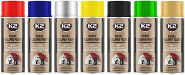 K2 КРАСНАЯ КРАСКА ДЛЯ ТОРМОЗНЫХ СУППОРТОВ 400мл