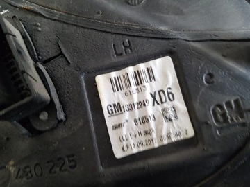 OPEL ASTRA 3 H ZRCÁTKO LEVÉ 5 PIN 13312949