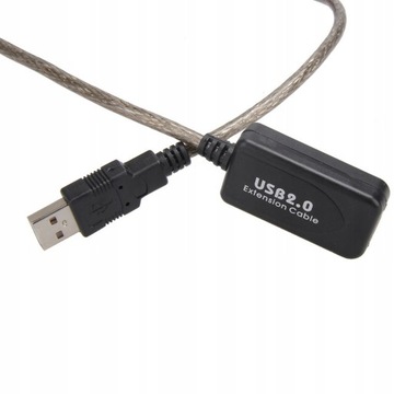 Удлинительный кабель USB 2.0 активный, удлинитель 20 м