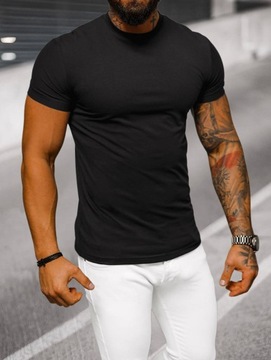 KOMPLET NA CO DZIEŃ I NA PLAŻĘ - Z CZARNA KOSZULKĄ XXL