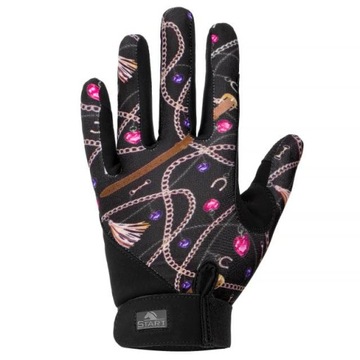 Детские перчатки K Start WOKAM, черные, 11-12 лет.