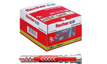 Kołki FISCHER DUOPOWER kołek koszulka 6x50 100 szt