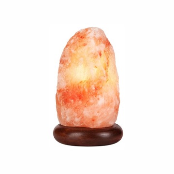 Sally 2 lampa solna 19 cm kryształ - drewno orzech