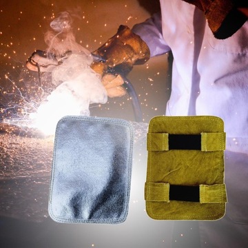 Кожа ПУ сварочных перчаток высокотемпературная устойчивая огнезамедлительная