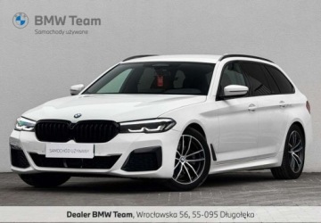 BMW Seria 5 G30-G31 Touring Facelifting 2.0 520d 190KM 2022 BMW Seria 5 I wlasciciel M Sport Hak Gwarancja Bezwypadkowy FVAT23