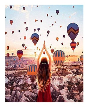 BALONY HAFT DIAMENTOWY Diamond Painting 5D 30x40 MOZAIKA DIAMENTOWA HOBBY
