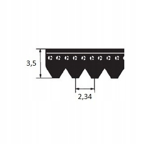 Ремень приводной многобороздчатый 6PJ 914 OPTIBELT