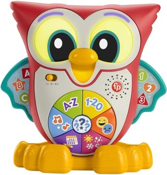 FISHER PRICE LINKIMALS interaktywna SOWA edukacyjn
